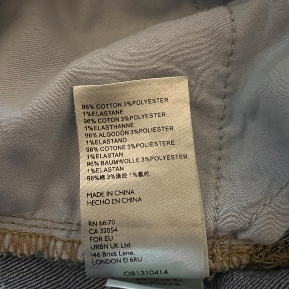 Anthropologie Pilcro Crop High Rise Wide Leg Medium Wash Denim Jeans Women’s 26 - Picture 7 of 15